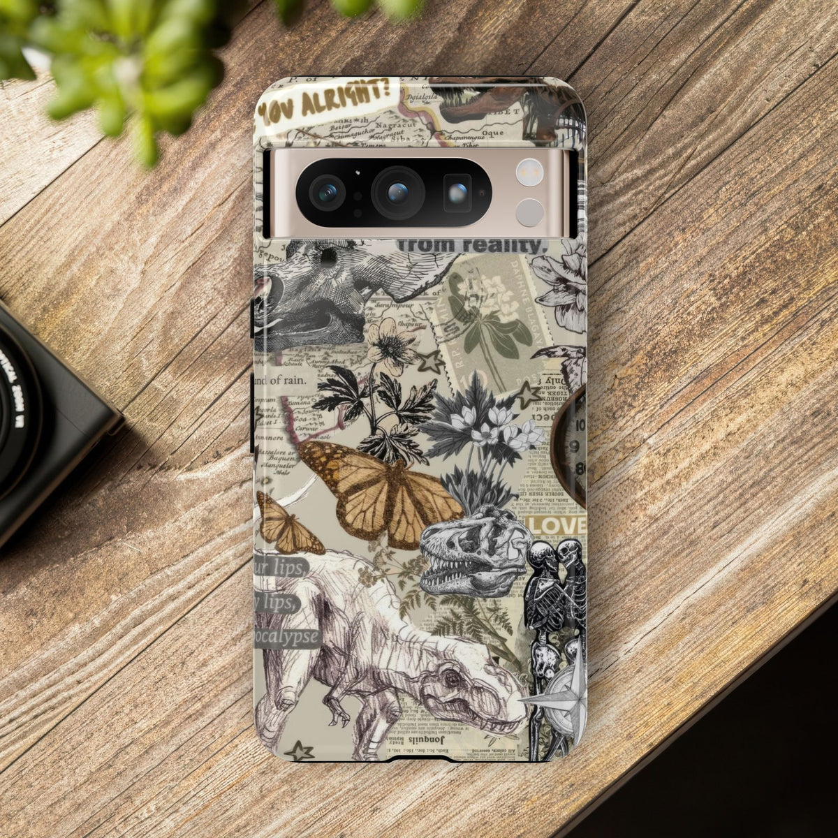 Aesthetic Dinosaur Case - Vintage Jurassic World Graphic Tough Phone Cases