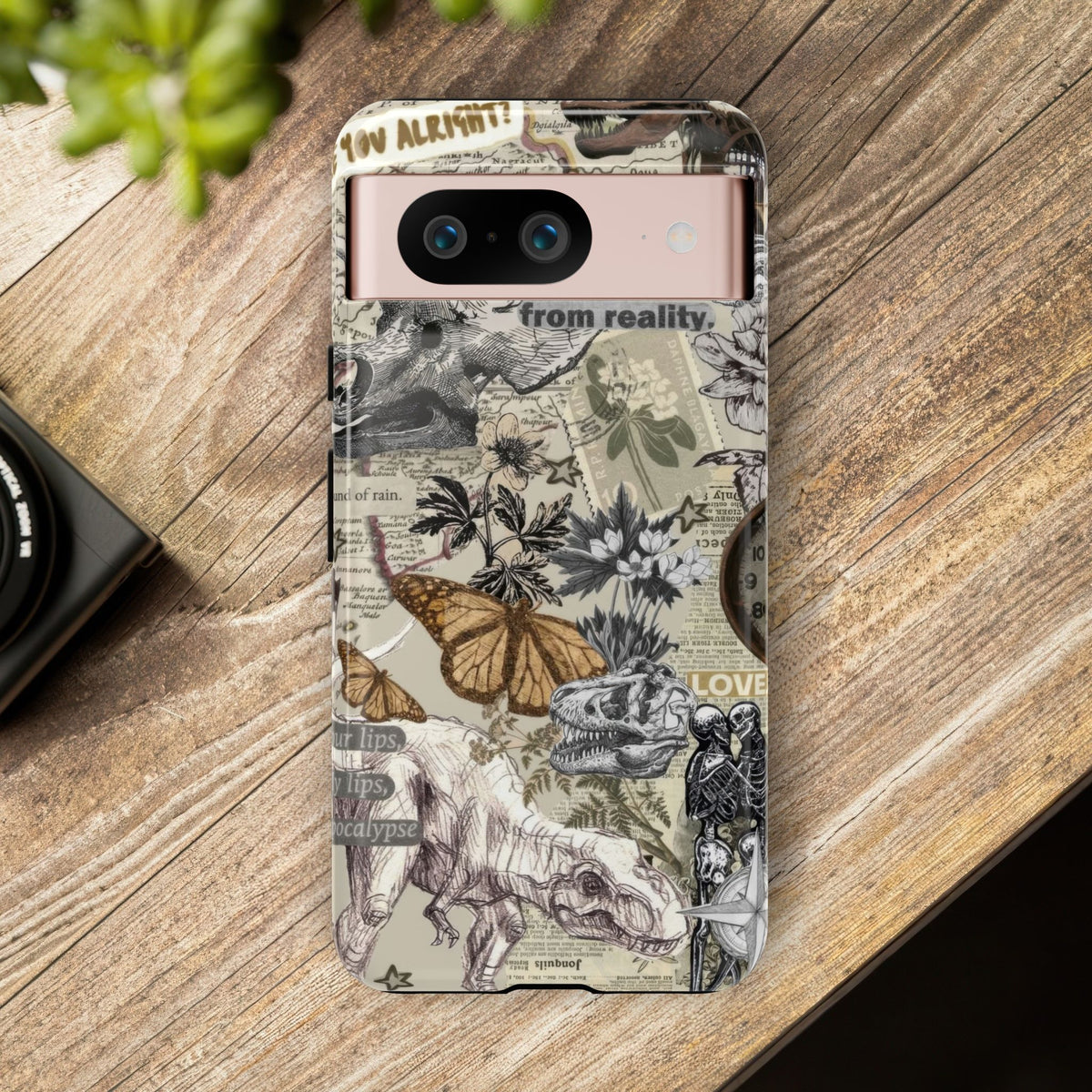 Aesthetic Dinosaur Case - Vintage Jurassic World Graphic Tough Phone Cases