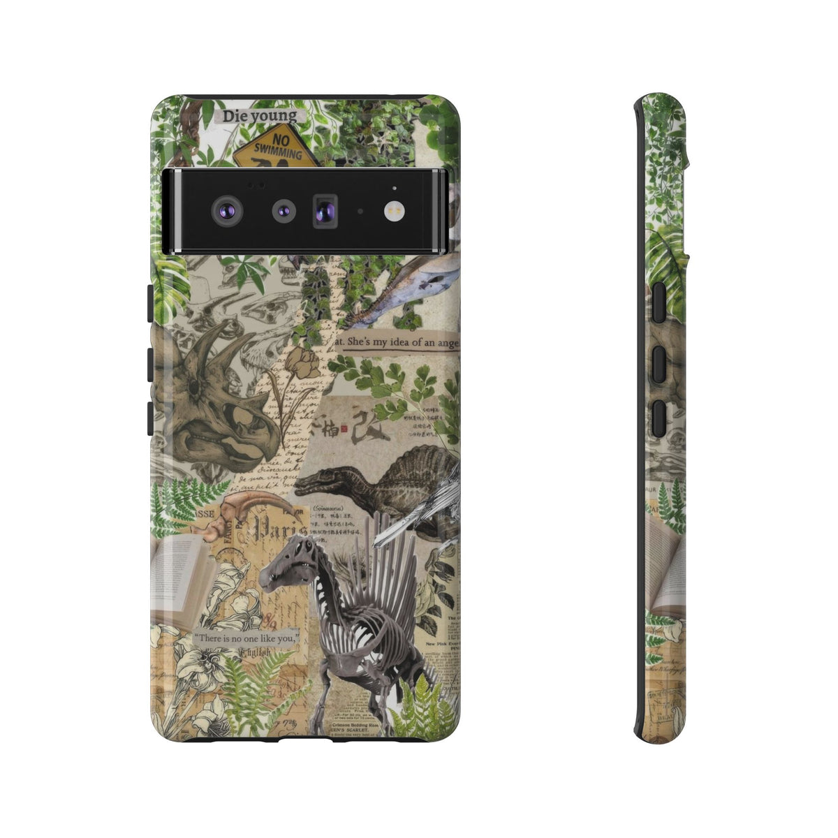Aesthetic Dinosaur Case - Vintage Jurassic World Graphic Tough Phone Cases