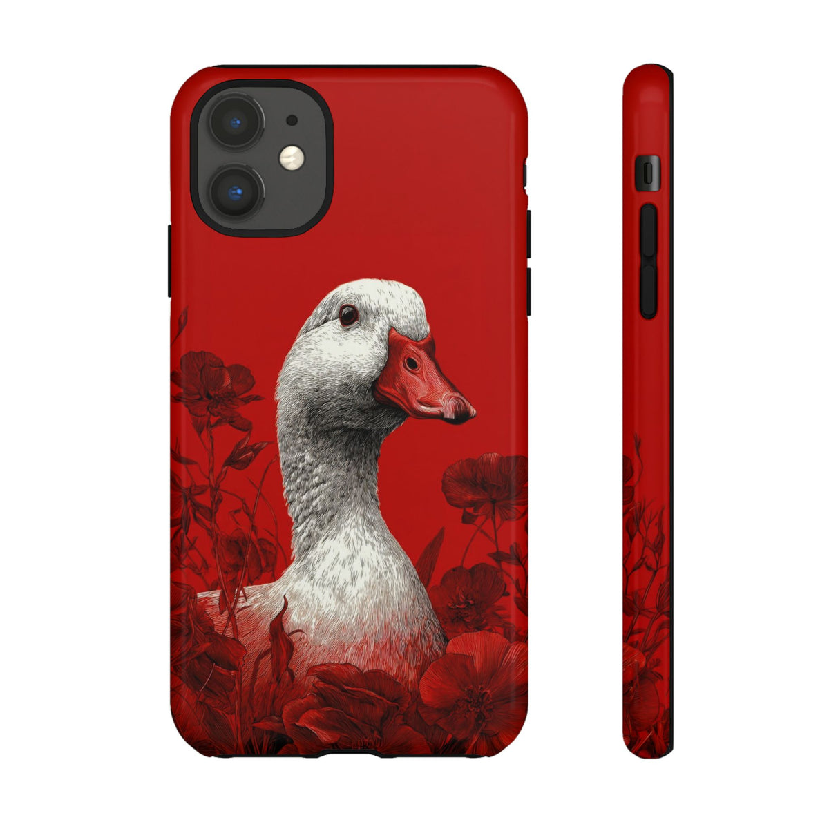 The Goose - Etching Style Series Graphic Tough Phone Cases
