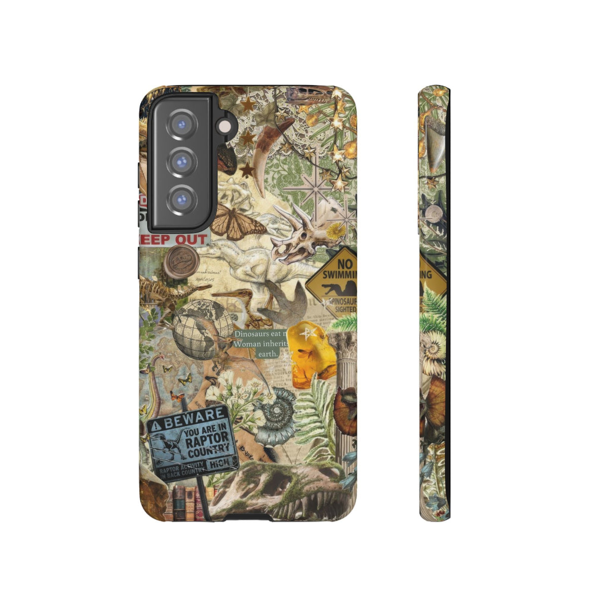 Aesthetic Dinosaur Case - Vintage Jurassic World Graphic Tough Phone Cases