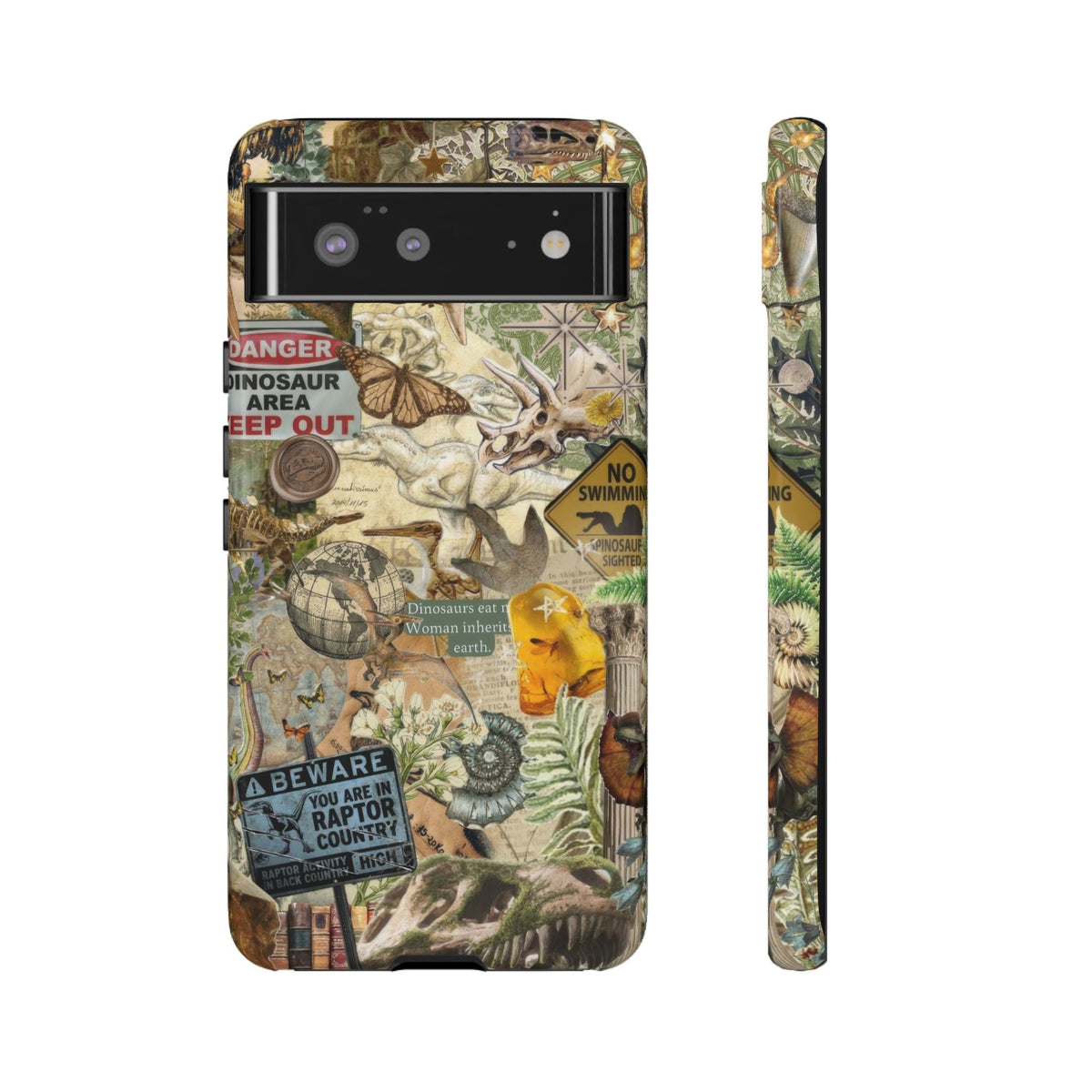 Aesthetic Dinosaur Case - Vintage Jurassic World Graphic Tough Phone Cases