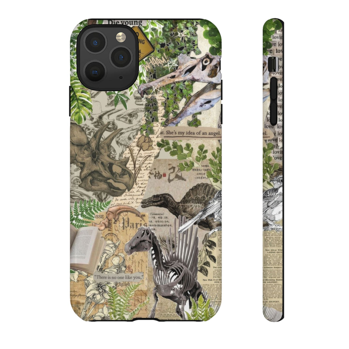 Aesthetic Dinosaur Case - Vintage Jurassic World Graphic Tough Phone Cases