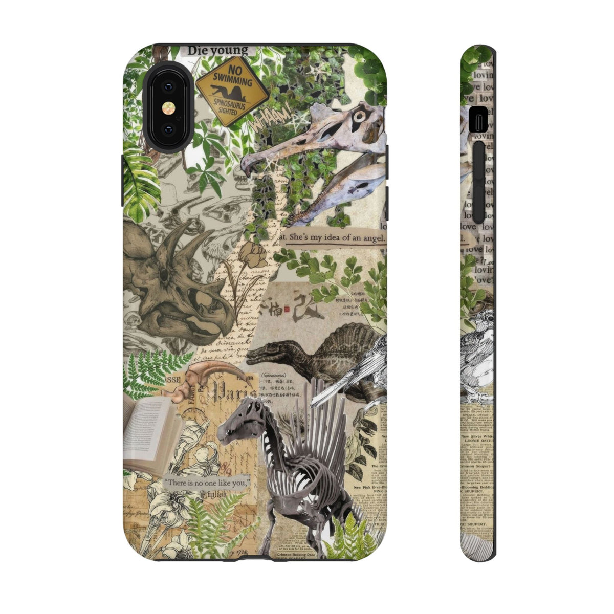Aesthetic Dinosaur Case - Vintage Jurassic World Graphic Tough Phone Cases