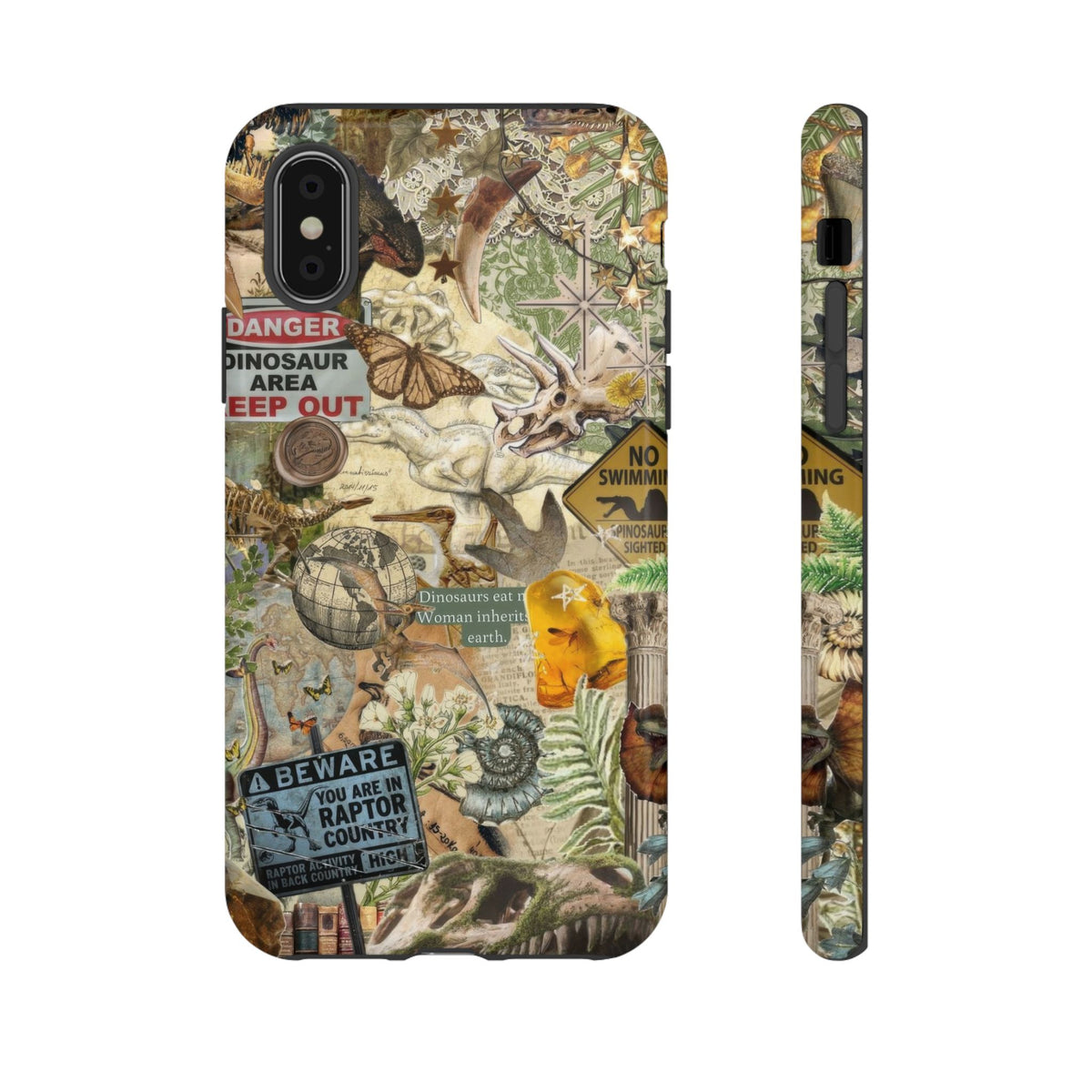 Aesthetic Dinosaur Case - Vintage Jurassic World Graphic Tough Phone Cases
