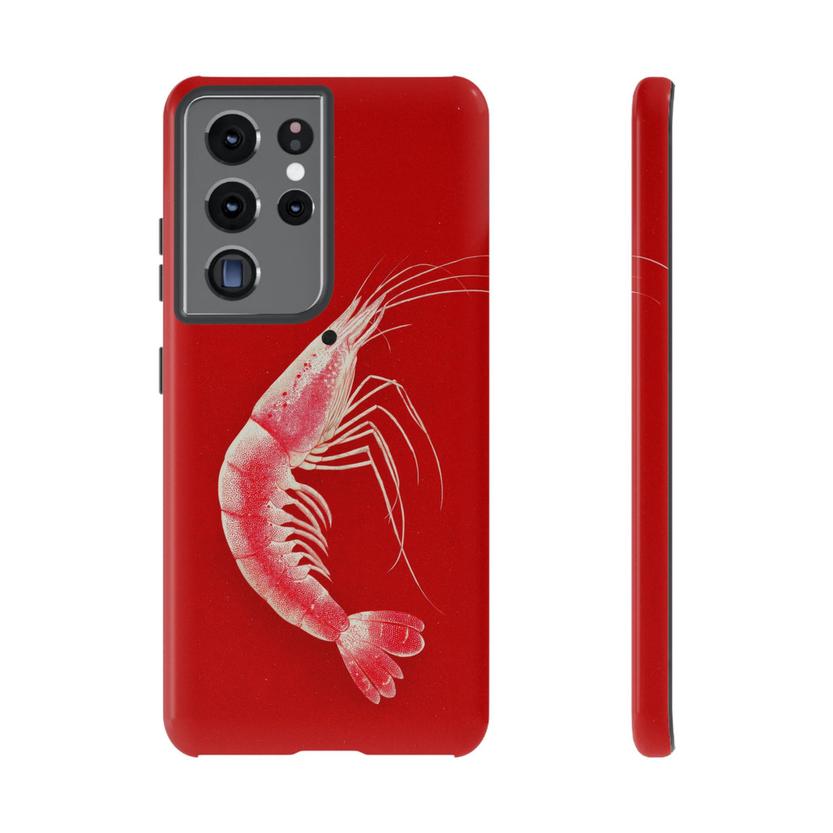 The Shrimp - Etching Style Series Graphic Tough Phone Cases