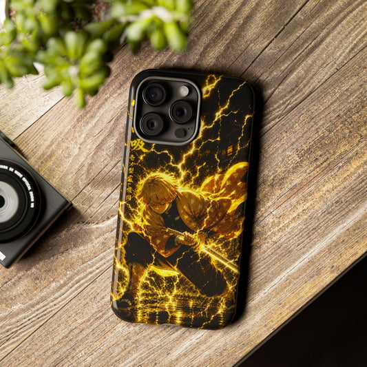 Zenitsu Agatsuma - Demon Slayer Anime Graphic Tough Phone Cases