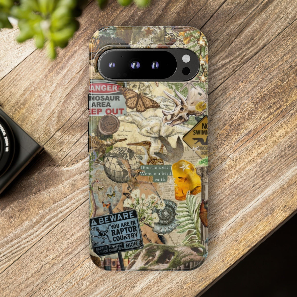 Aesthetic Dinosaur Case - Vintage Jurassic World Graphic Tough Phone Cases