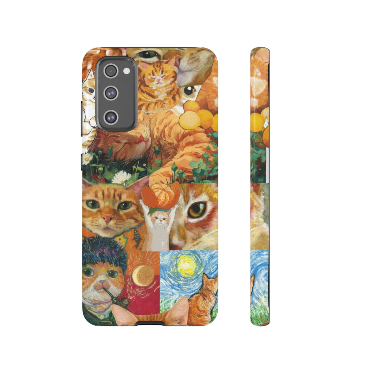 Aesthetic Cats Case - Vintage Kitty Graphic Tough Phone Cases