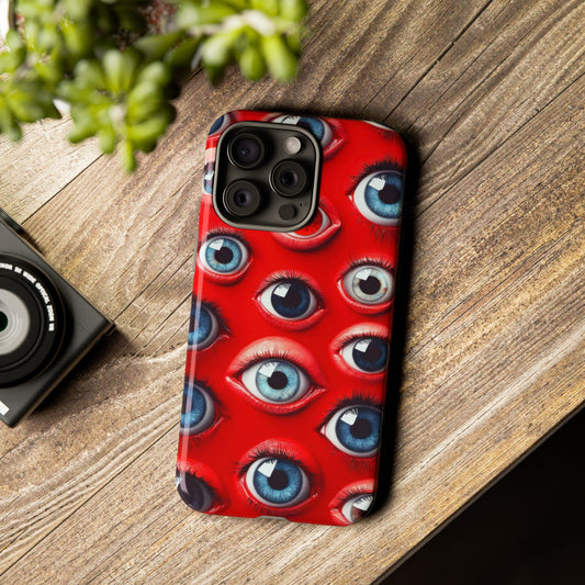 The Eyes Trippy Psychedelic Graphic Tough Phone Cases