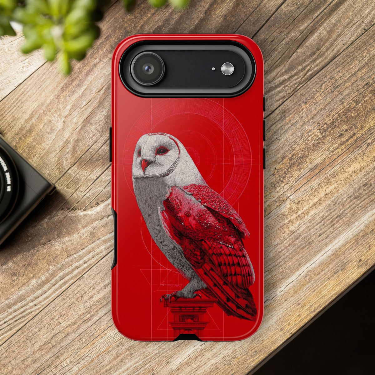 The Owl - Etching Style Series Graphic Tough Phone Cases
