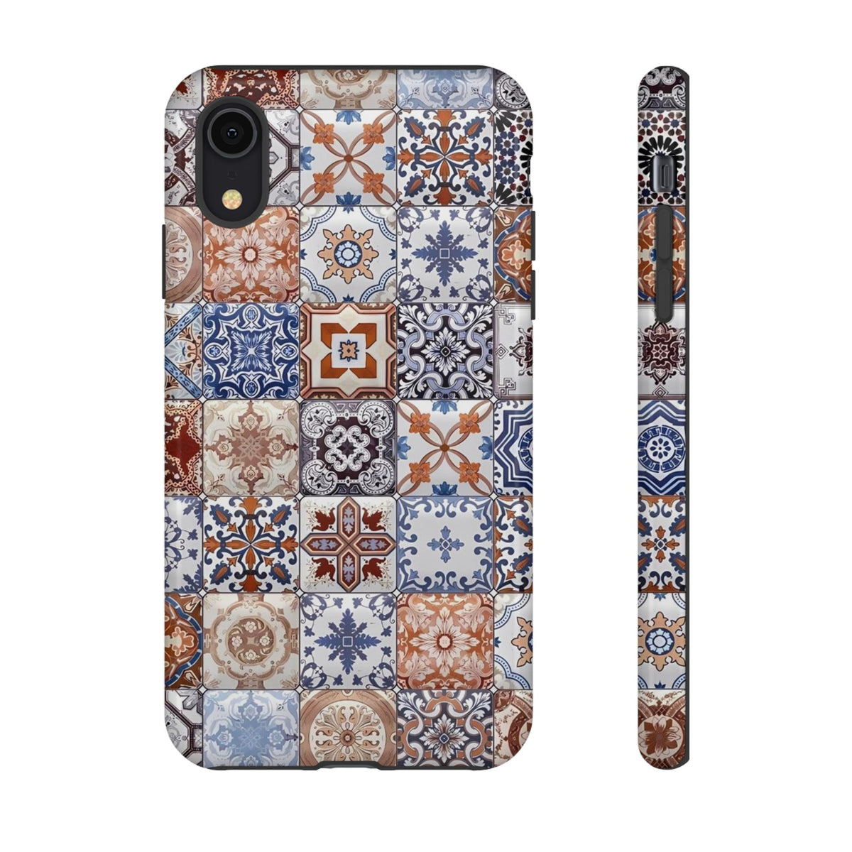 Vintage Mosaic Tile Graphic Tough Phone Cases