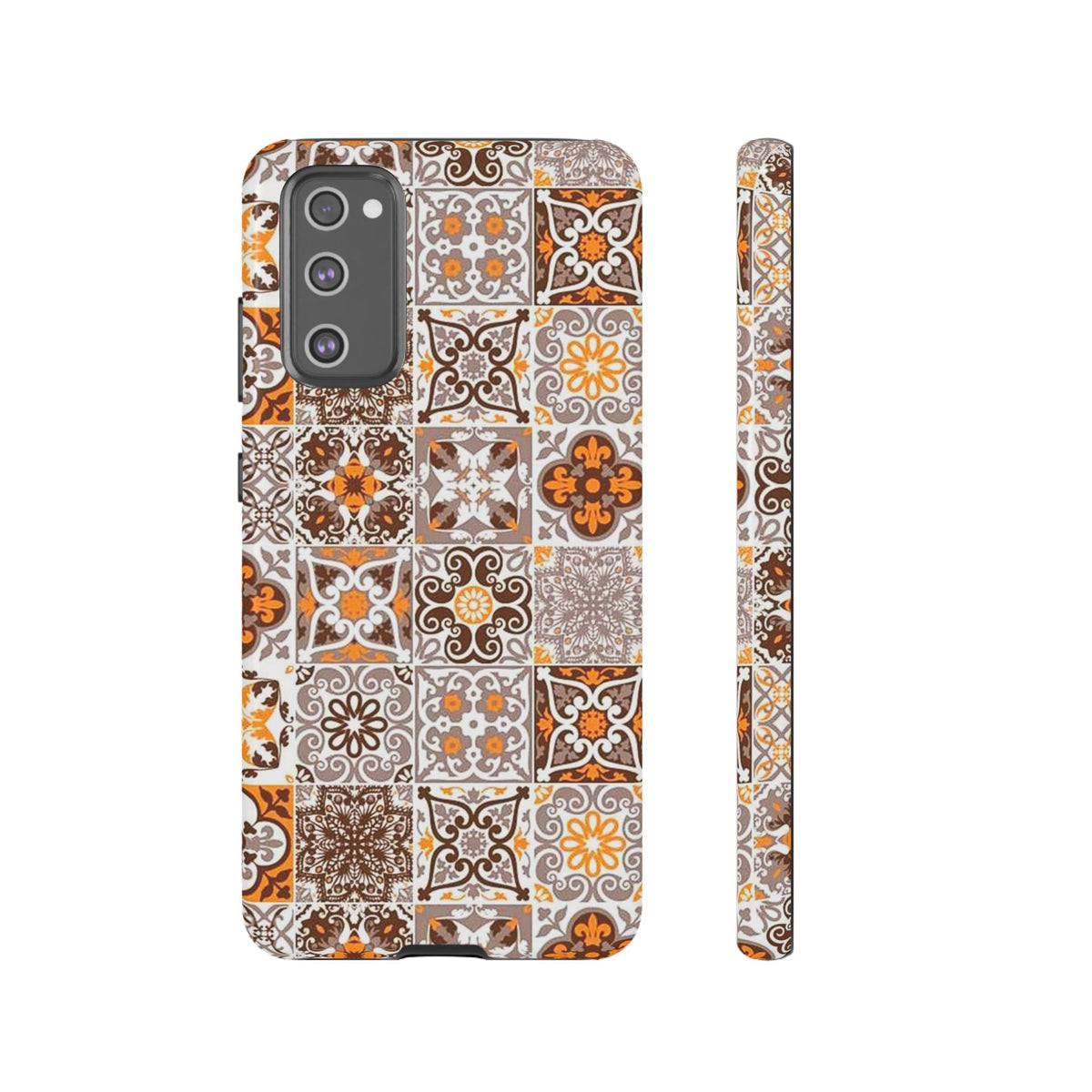 Vintage Mosaic Tile Graphic Tough Phone Cases