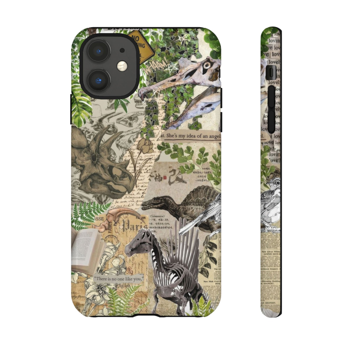 Aesthetic Dinosaur Case - Vintage Jurassic World Graphic Tough Phone Cases