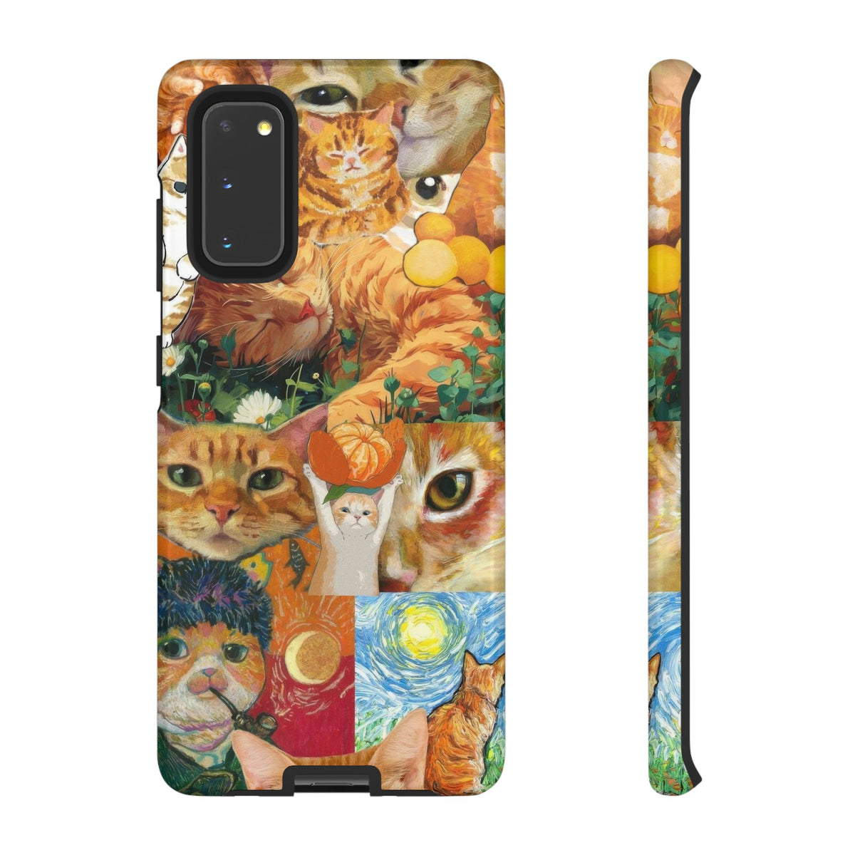 Aesthetic Cats Case - Vintage Kitty Graphic Tough Phone Cases