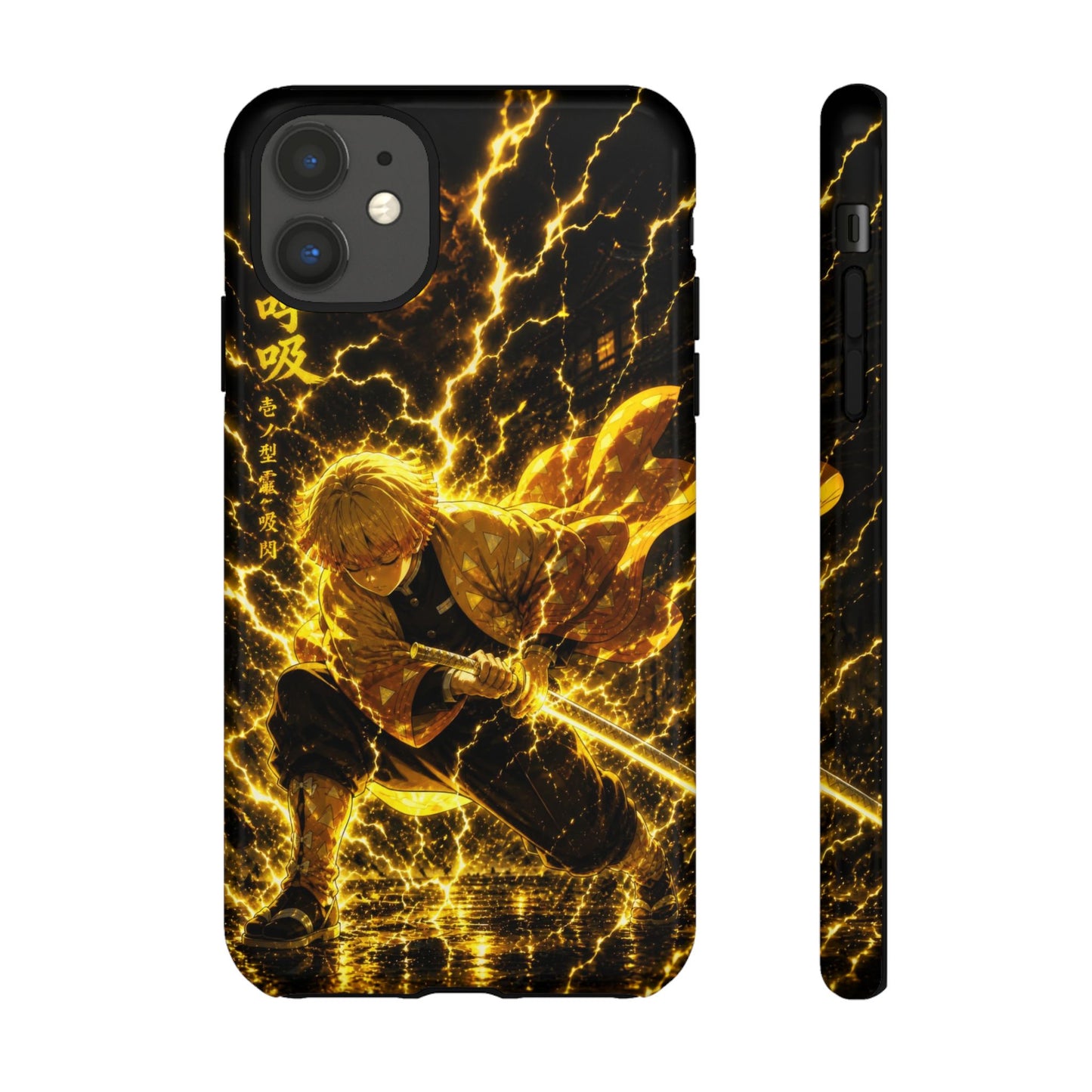 Zenitsu Agatsuma - Demon Slayer Anime Graphic Tough Phone Cases