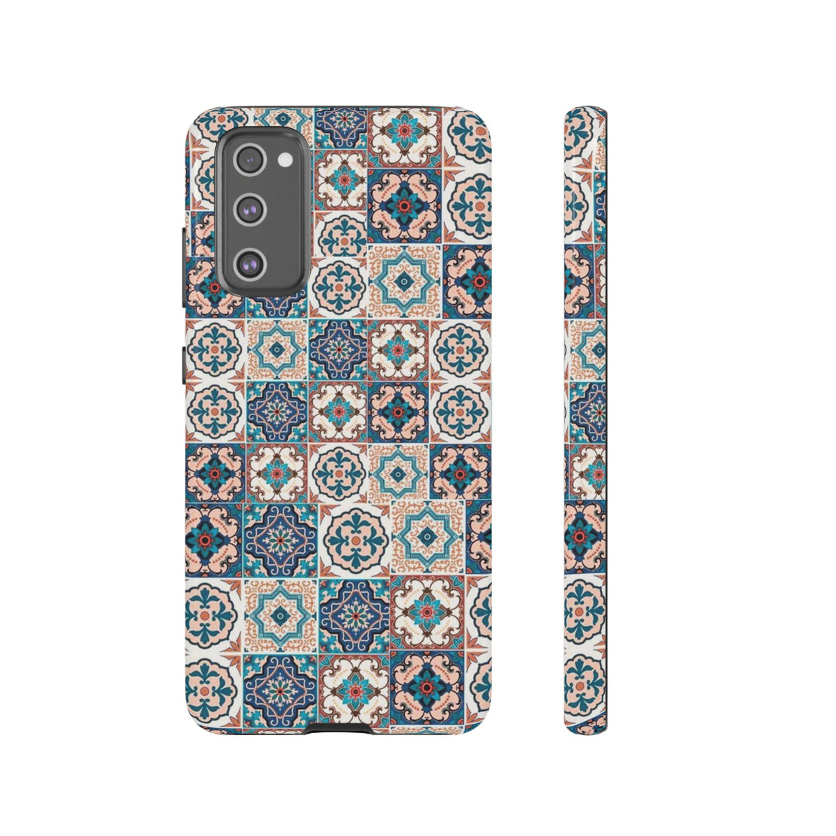 Vintage Mosaic Tile Graphic Tough Phone Cases