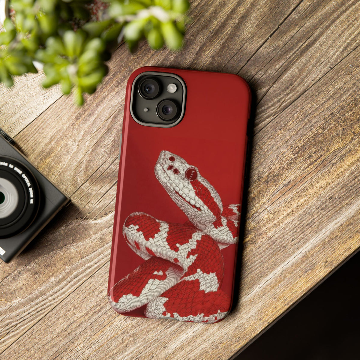 The Snake - Etching Style Series Graphic Tough Phone Cases