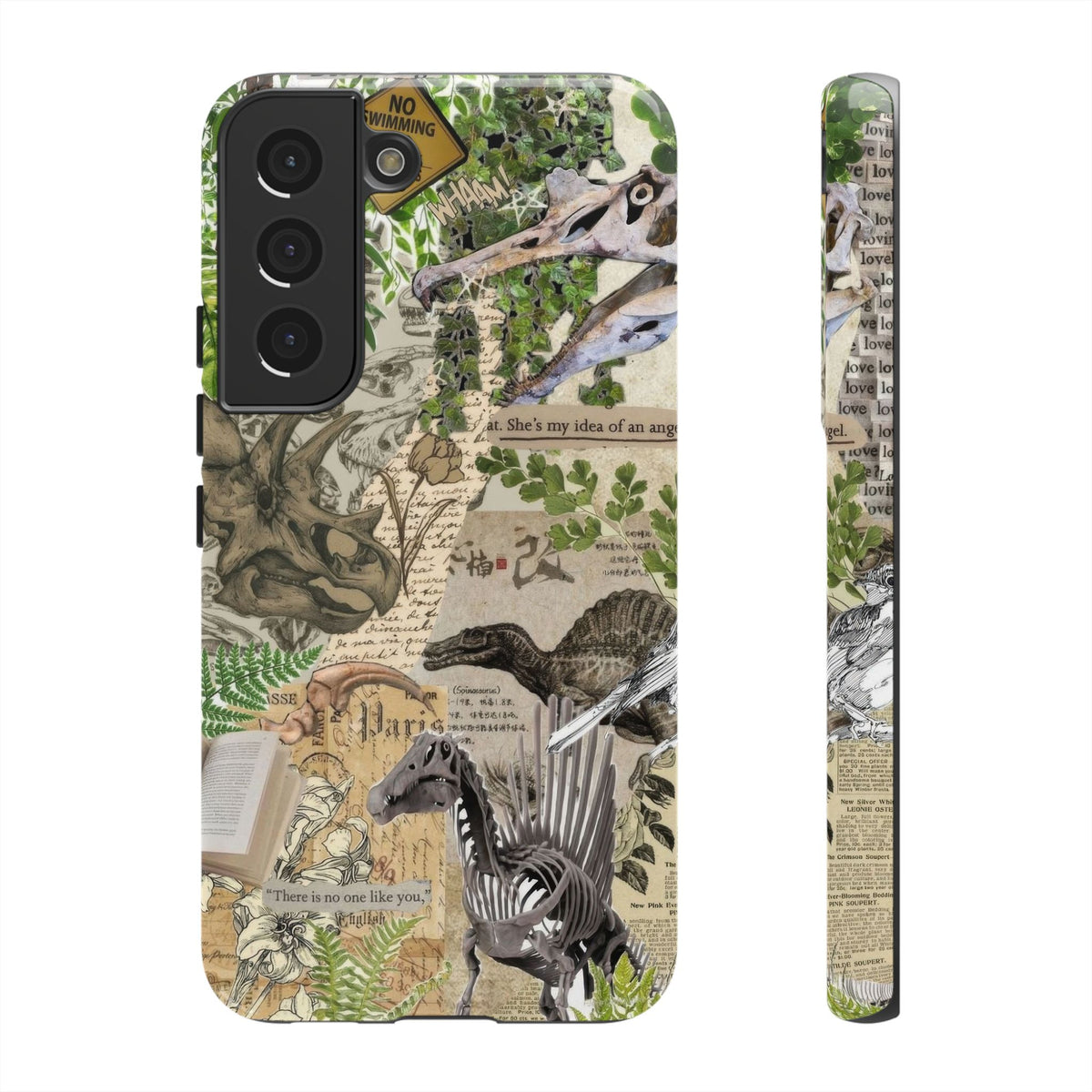 Aesthetic Dinosaur Case - Vintage Jurassic World Graphic Tough Phone Cases