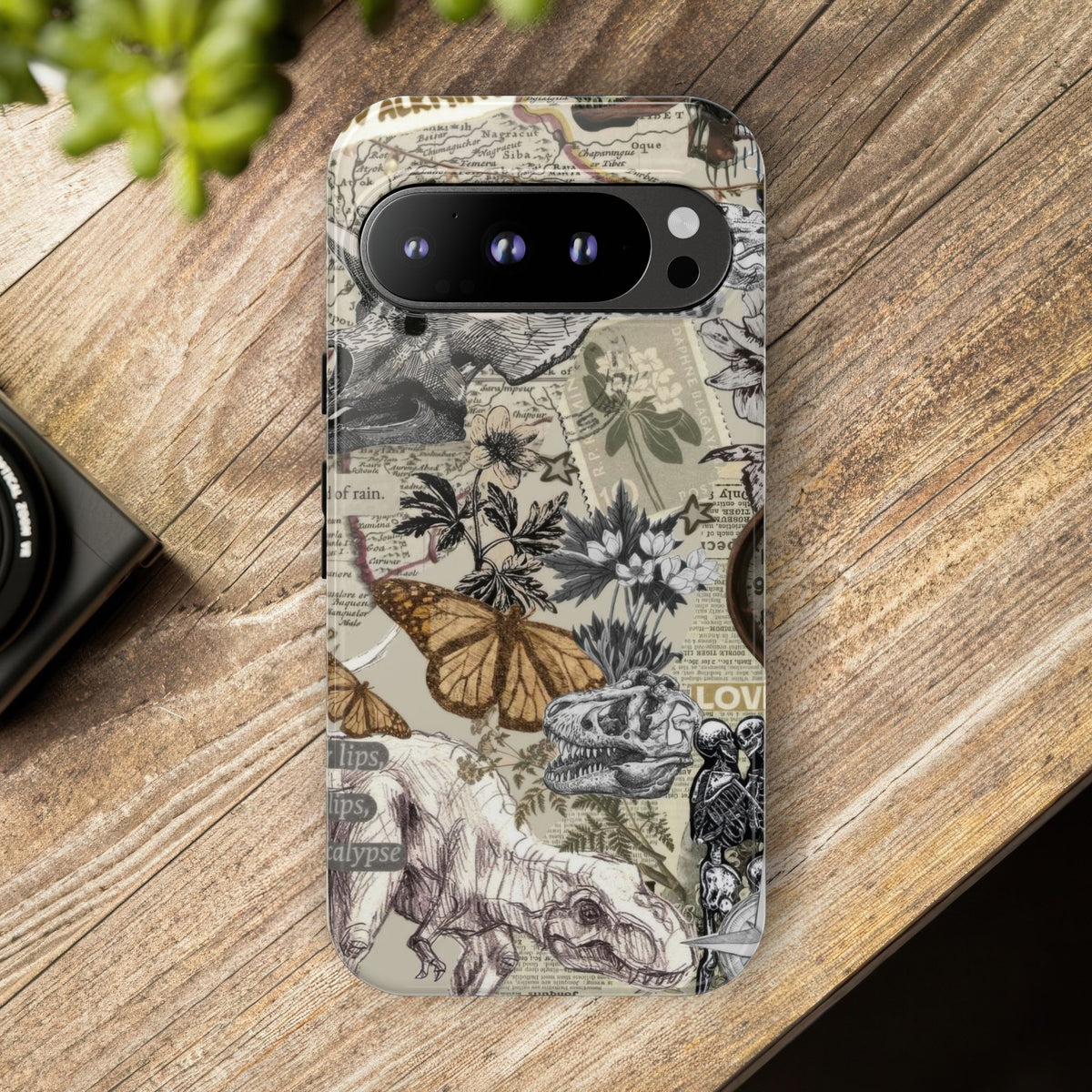 Aesthetic Dinosaur Case - Vintage Jurassic World Graphic Tough Phone Cases