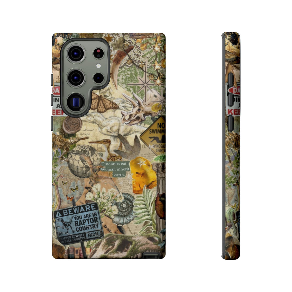 Aesthetic Dinosaur Case - Vintage Jurassic World Graphic Tough Phone Cases