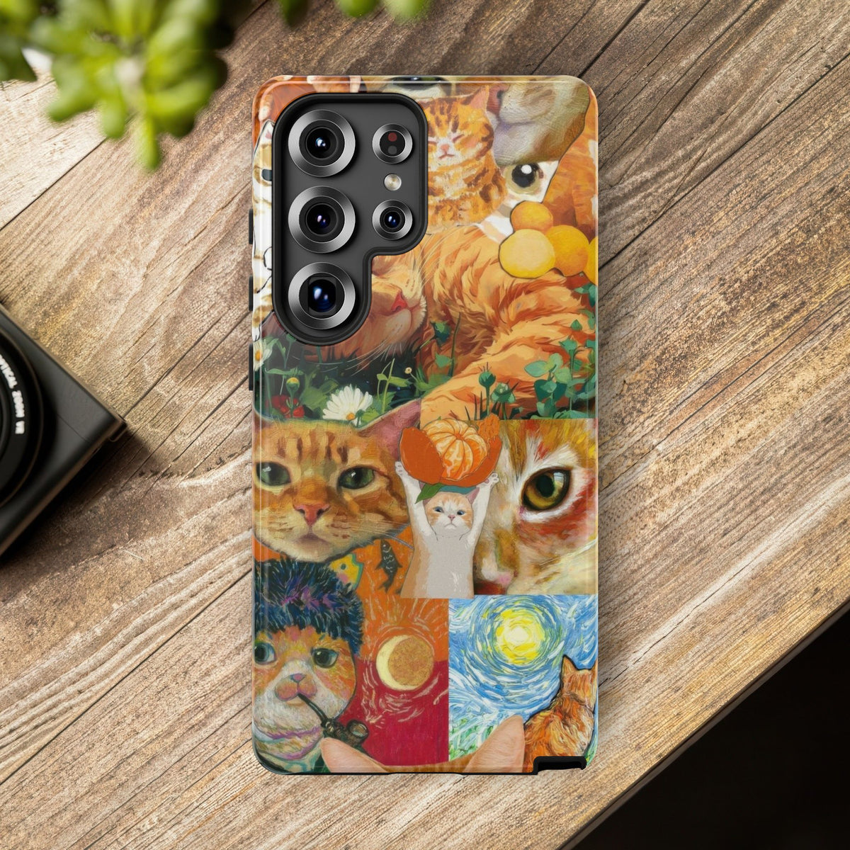 Aesthetic Cats Case - Vintage Kitty Graphic Tough Phone Cases