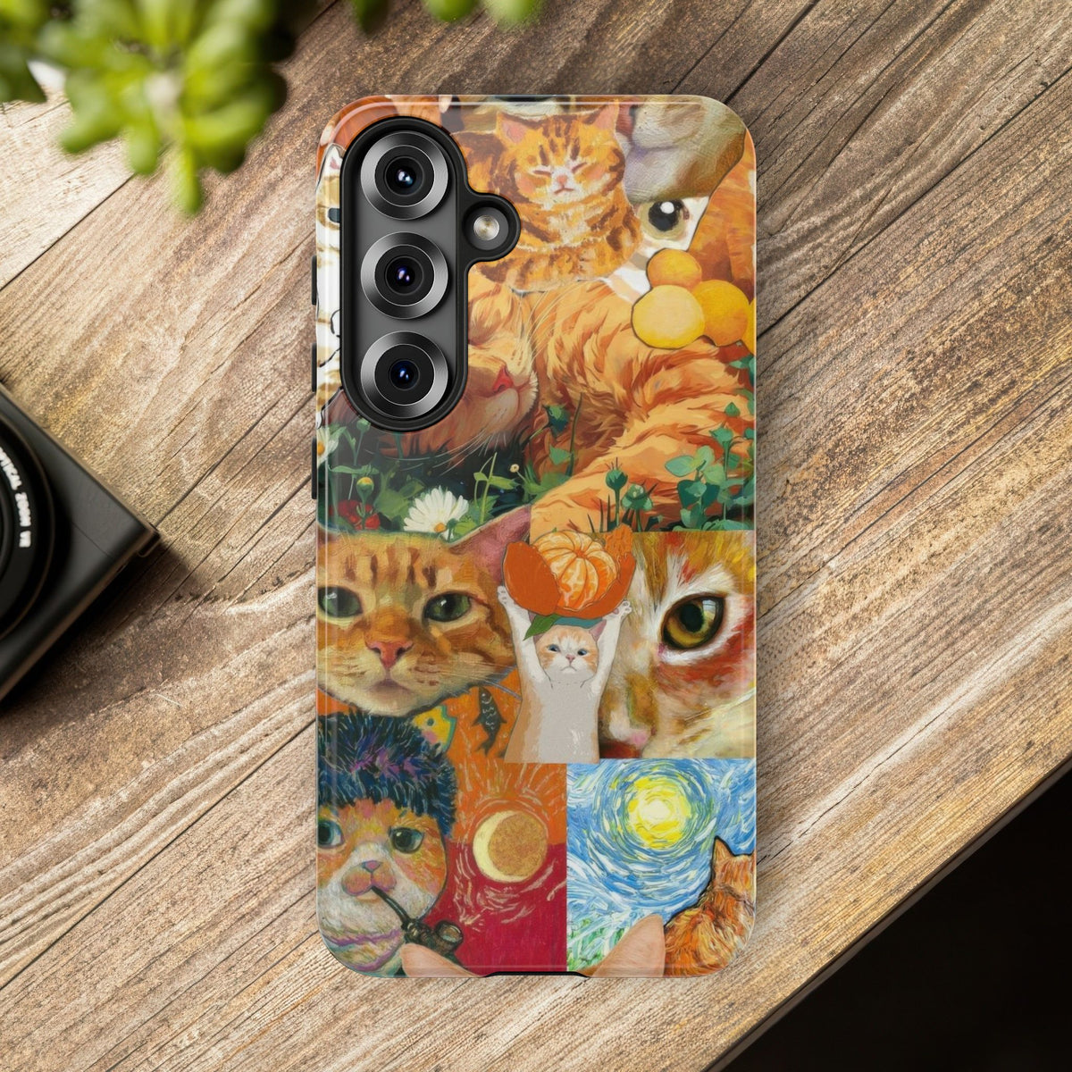 Aesthetic Cats Case - Vintage Kitty Graphic Tough Phone Cases