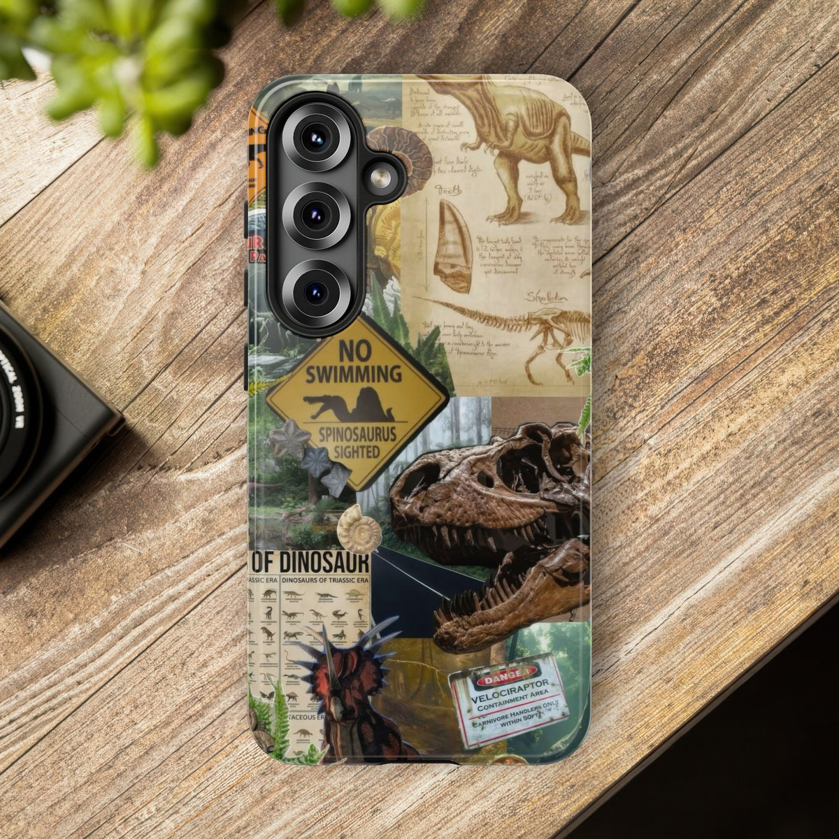 Aesthetic Dinosaur Case - Vintage Jurassic World Graphic Tough Phone Cases