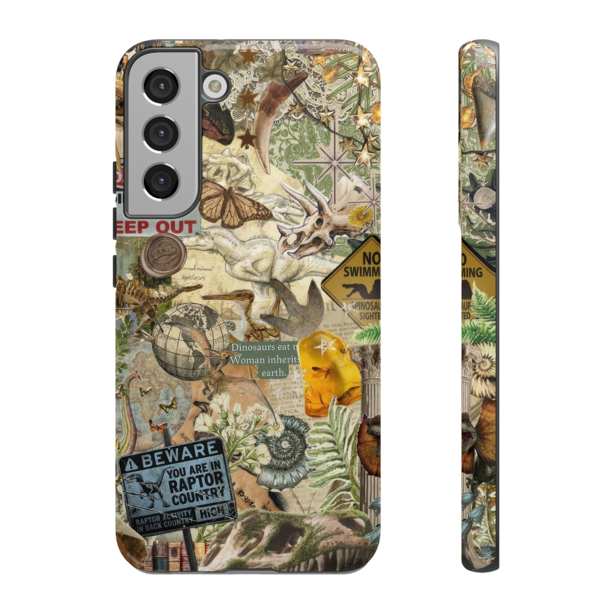 Aesthetic Dinosaur Case - Vintage Jurassic World Graphic Tough Phone Cases