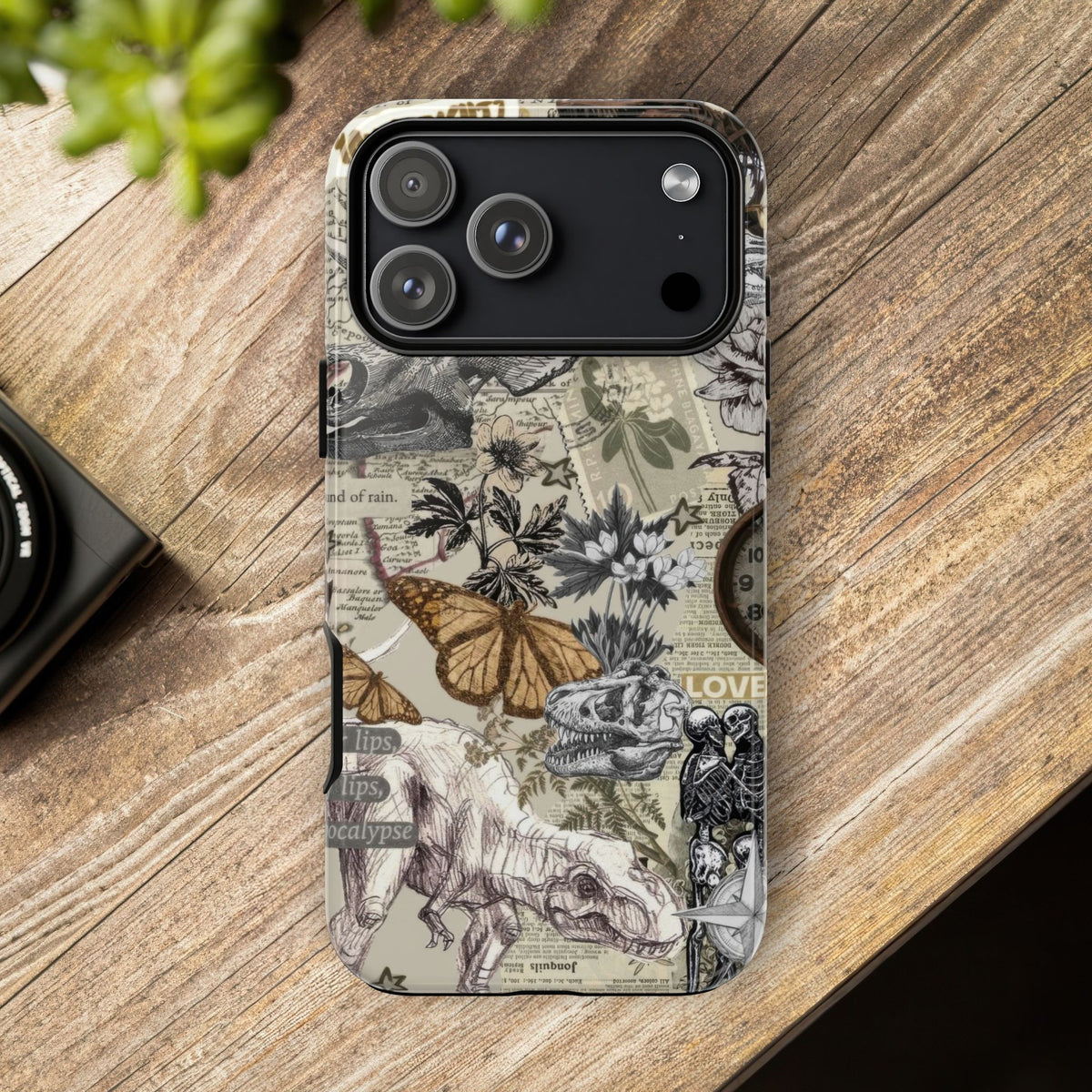 Aesthetic Dinosaur Case - Vintage Jurassic World Graphic Tough Phone Cases