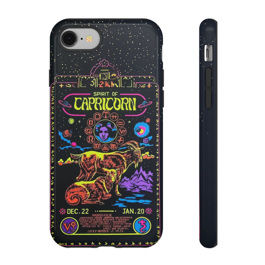 Spirit of Capricorn - Vintage Zodiac Sign Graphic Tough Phone Cases