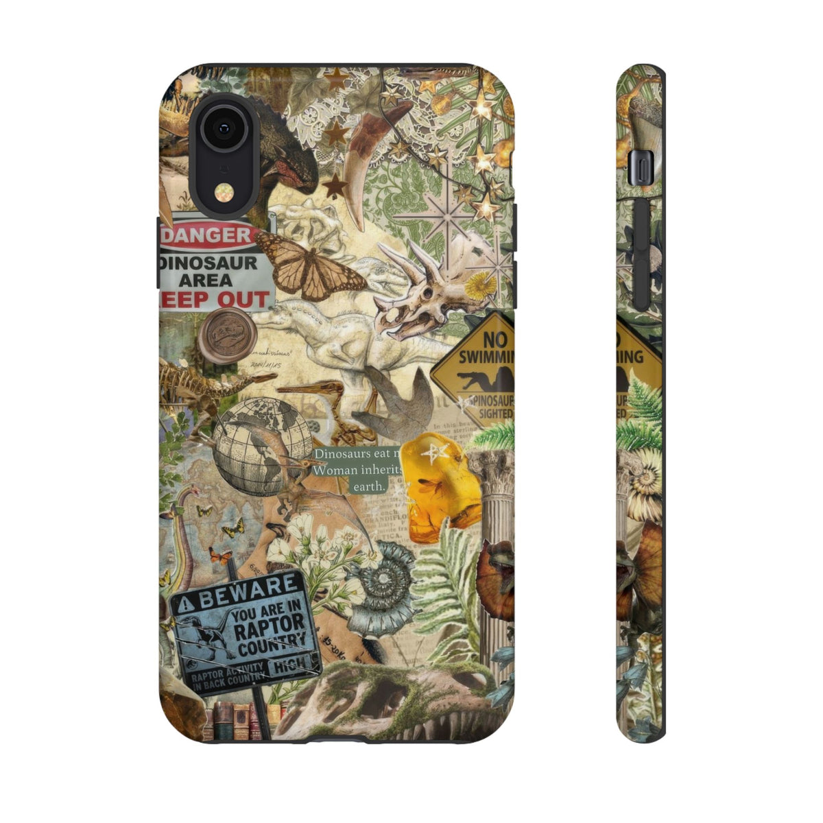 Aesthetic Dinosaur Case - Vintage Jurassic World Graphic Tough Phone Cases