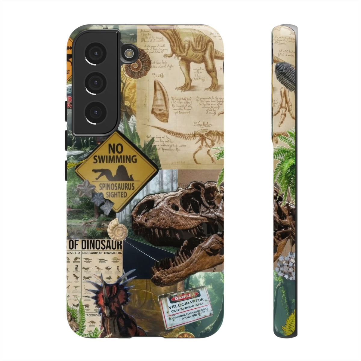Aesthetic Dinosaur Case - Vintage Jurassic World Graphic Tough Phone Cases
