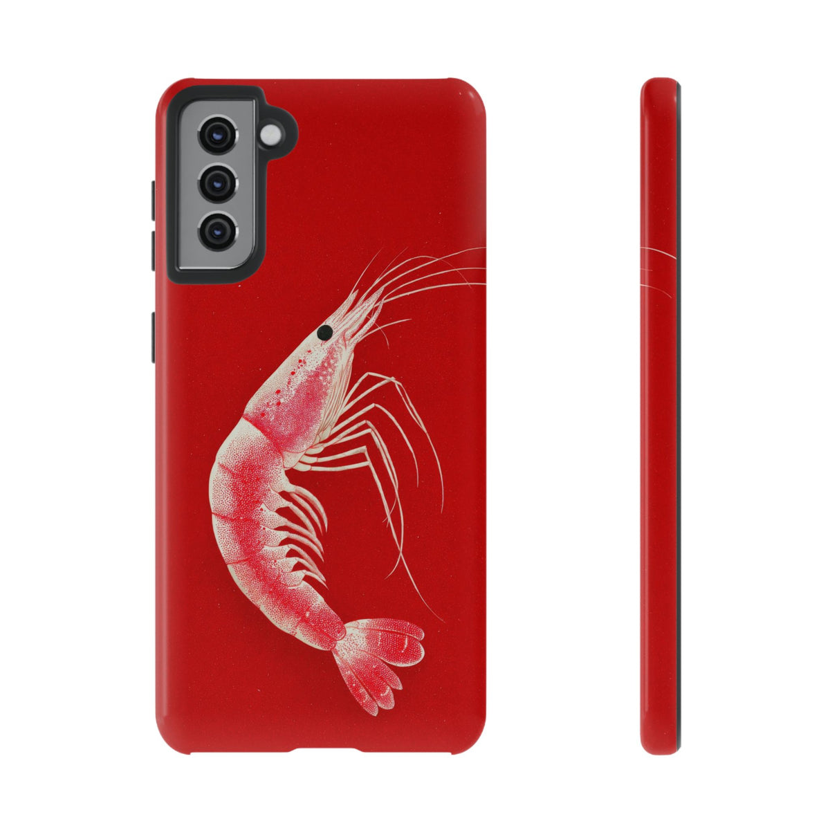 The Shrimp - Etching Style Series Graphic Tough Phone Cases