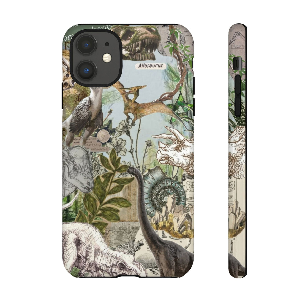 Aesthetic Dinosaur Case - Vintage Jurassic World Graphic Tough Phone Cases
