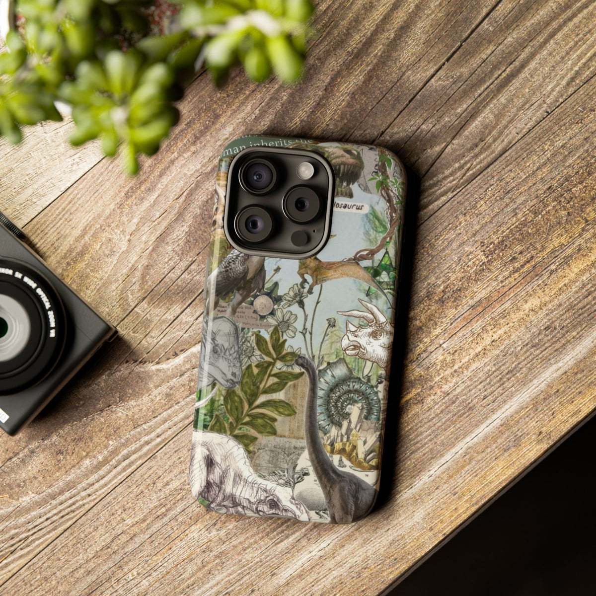 Aesthetic Dinosaur Case - Vintage Jurassic World Graphic Tough Phone Cases
