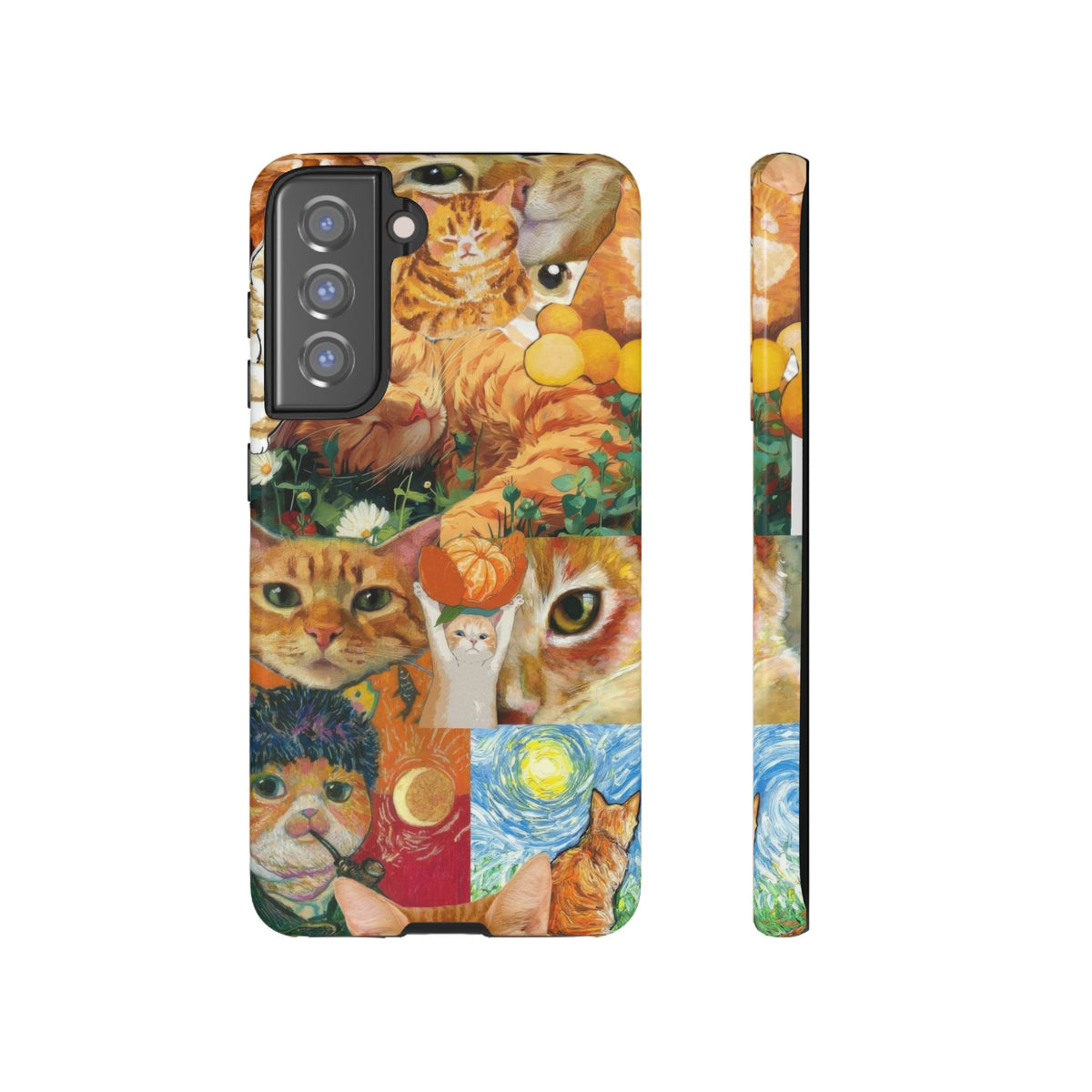 Aesthetic Cats Case - Vintage Kitty Graphic Tough Phone Cases