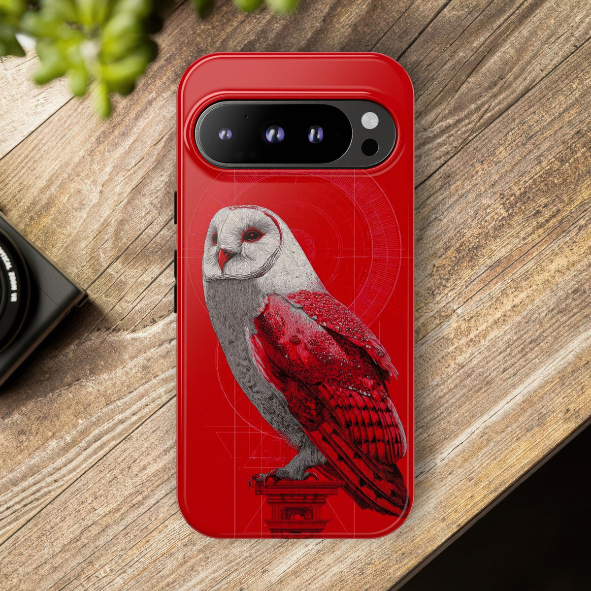 The Owl - Etching Style Series Graphic Tough Phone Cases
