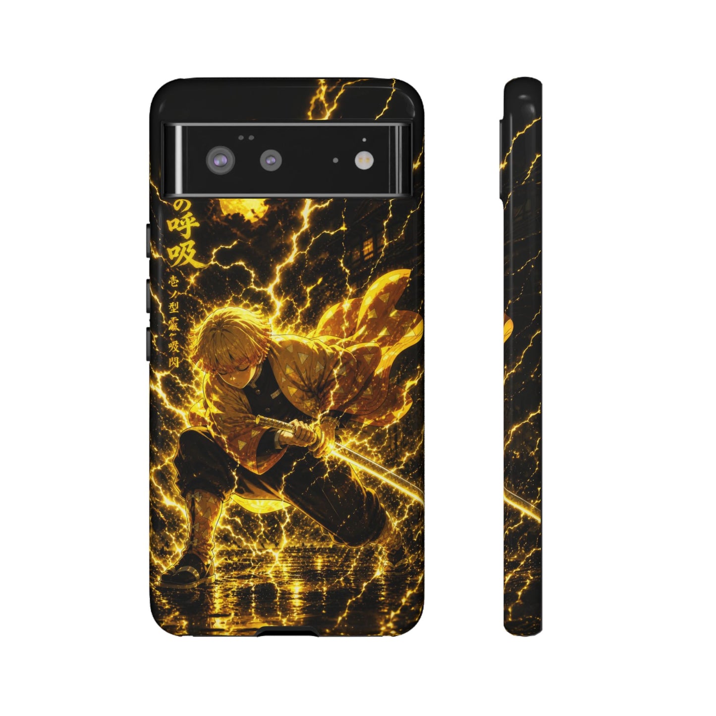 Zenitsu Agatsuma - Demon Slayer Anime Graphic Tough Phone Cases