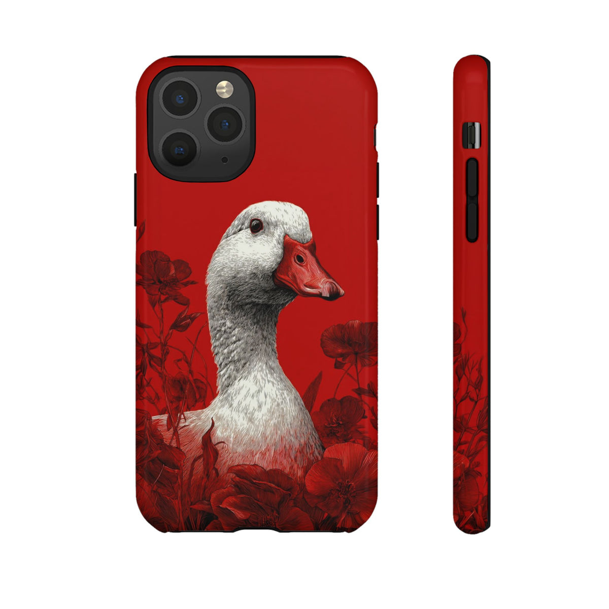 The Goose - Etching Style Series Graphic Tough Phone Cases