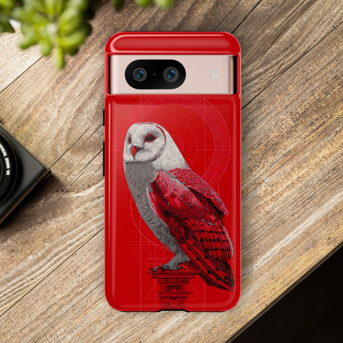 The Owl - Etching Style Series Graphic Tough Phone Cases