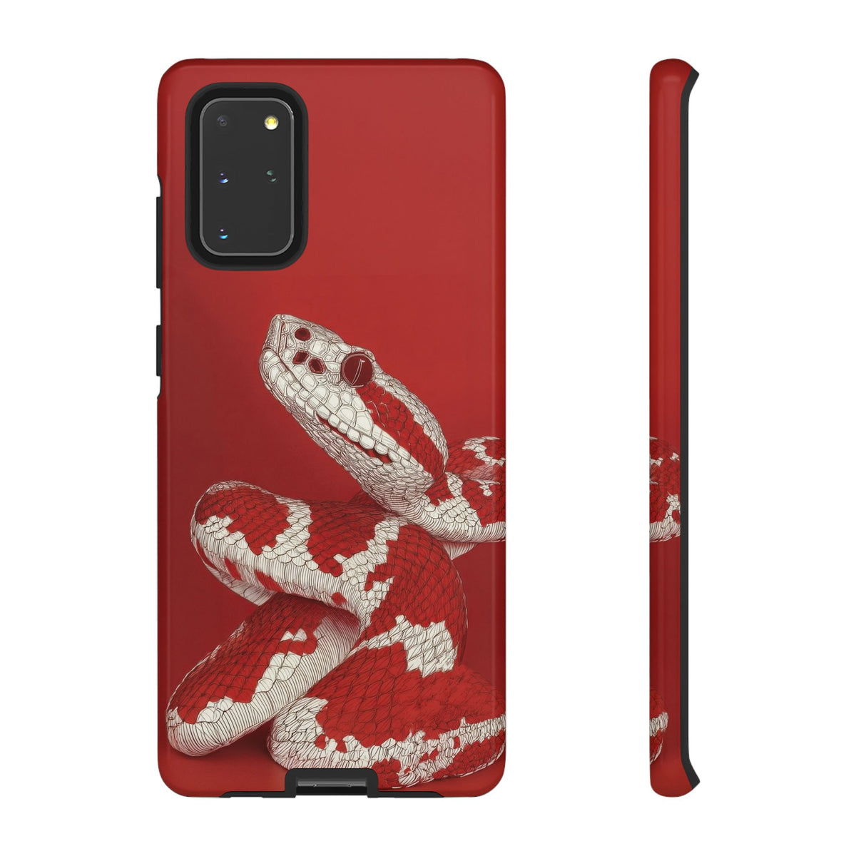 The Snake - Etching Style Series Graphic Tough Phone Cases