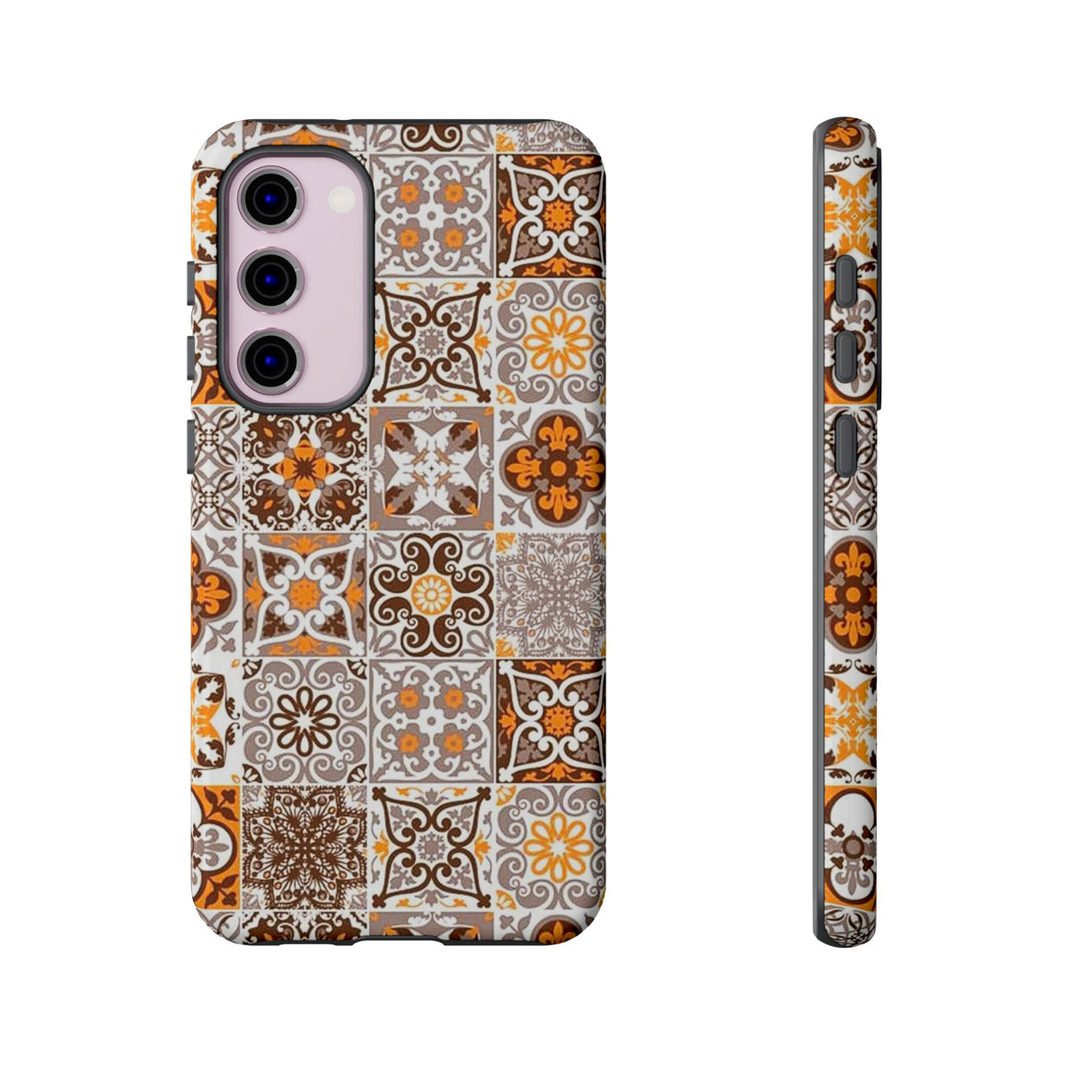 Vintage Mosaic Tile Graphic Tough Phone Cases