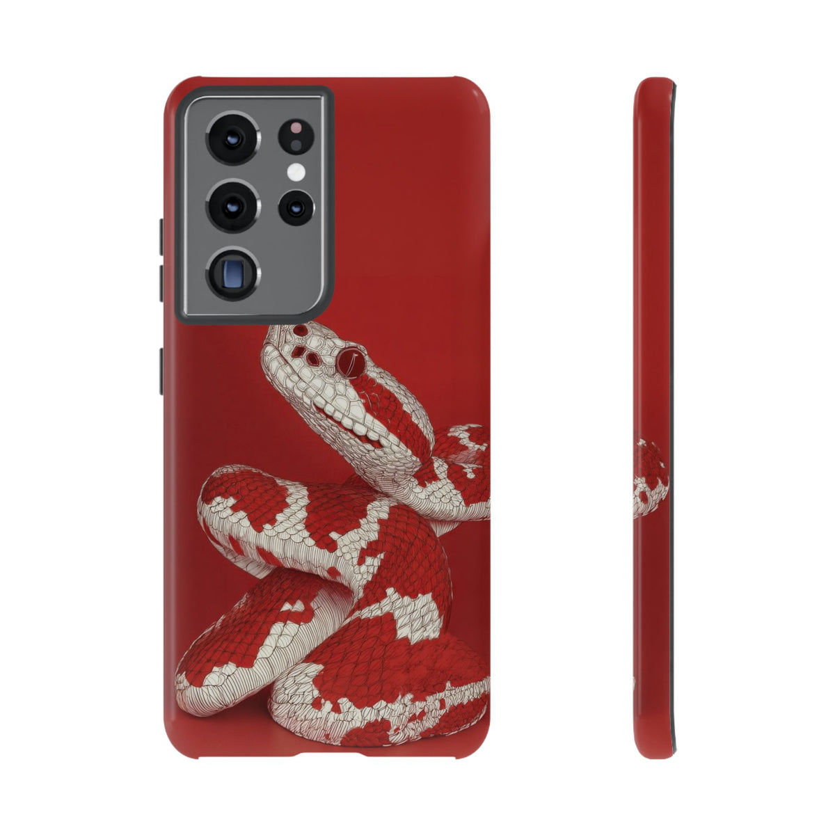 The Snake - Etching Style Series Graphic Tough Phone Cases