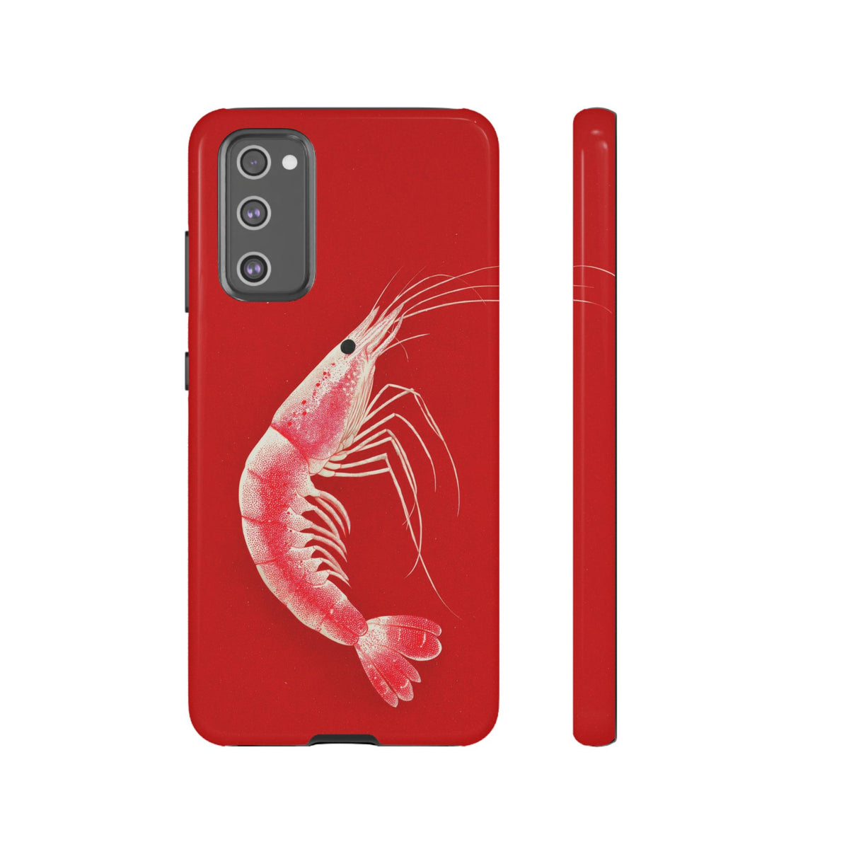 The Shrimp - Etching Style Series Graphic Tough Phone Cases