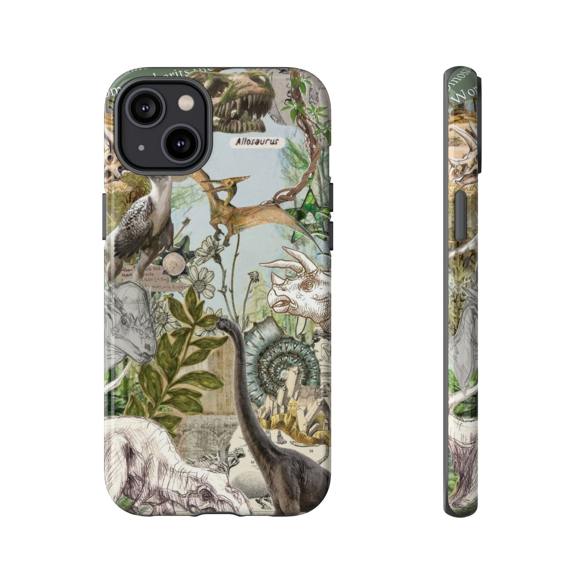 Aesthetic Dinosaur Case - Vintage Jurassic World Graphic Tough Phone Cases