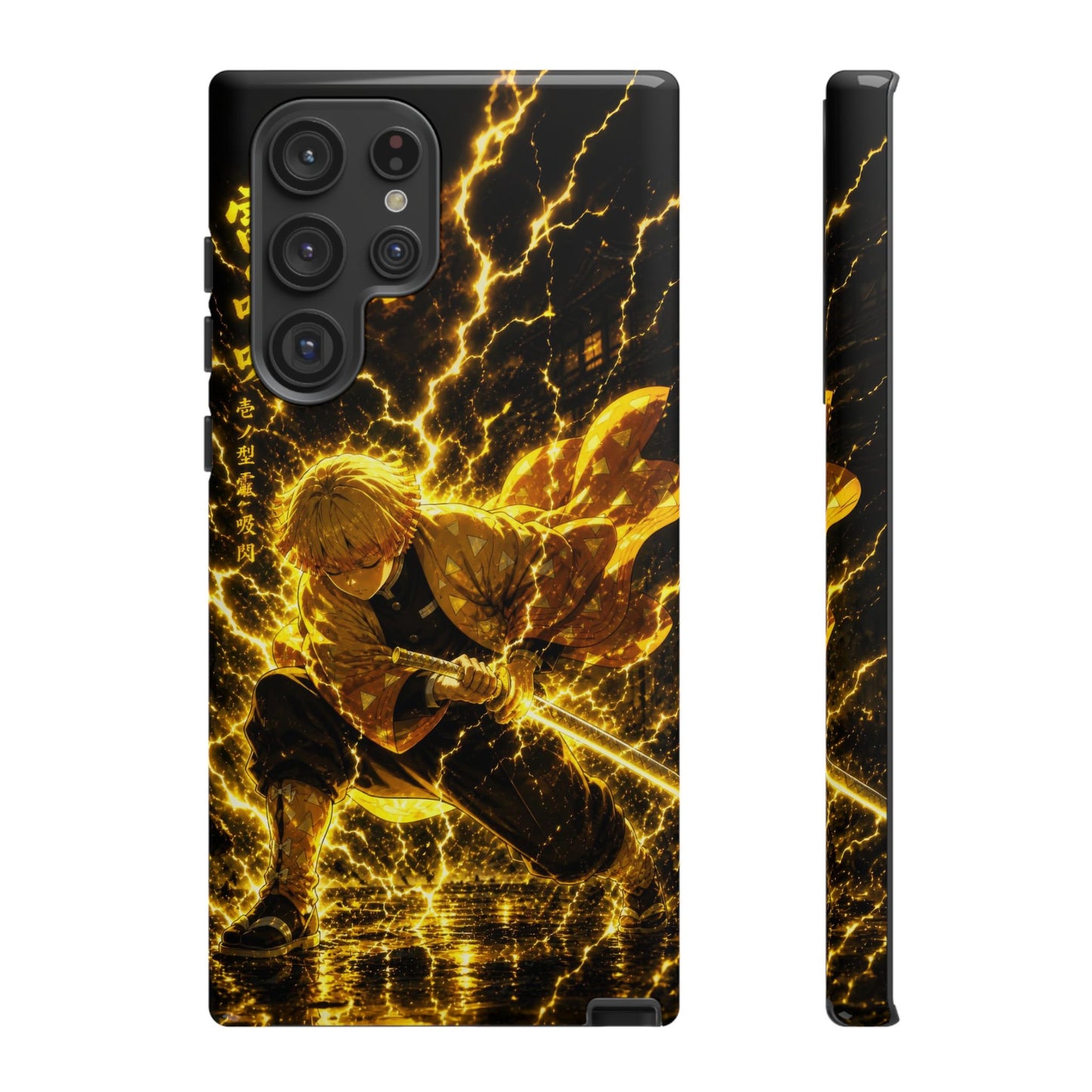 Zenitsu Agatsuma - Demon Slayer Anime Graphic Tough Phone Cases
