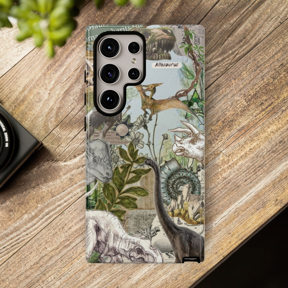 Aesthetic Dinosaur Case - Vintage Jurassic World Graphic Tough Phone Cases