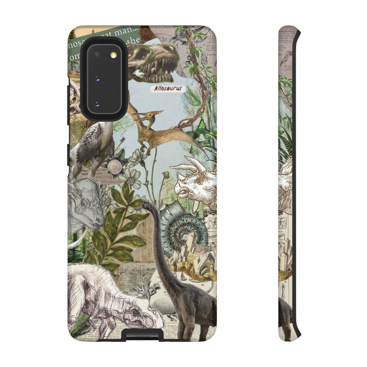 Aesthetic Dinosaur Case - Vintage Jurassic World Graphic Tough Phone Cases