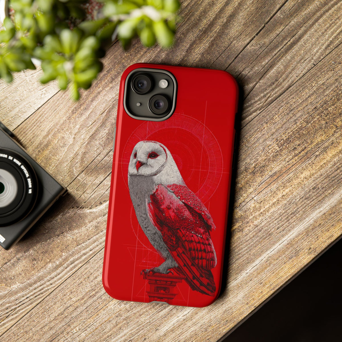 The Owl - Etching Style Series Graphic Tough Phone Cases